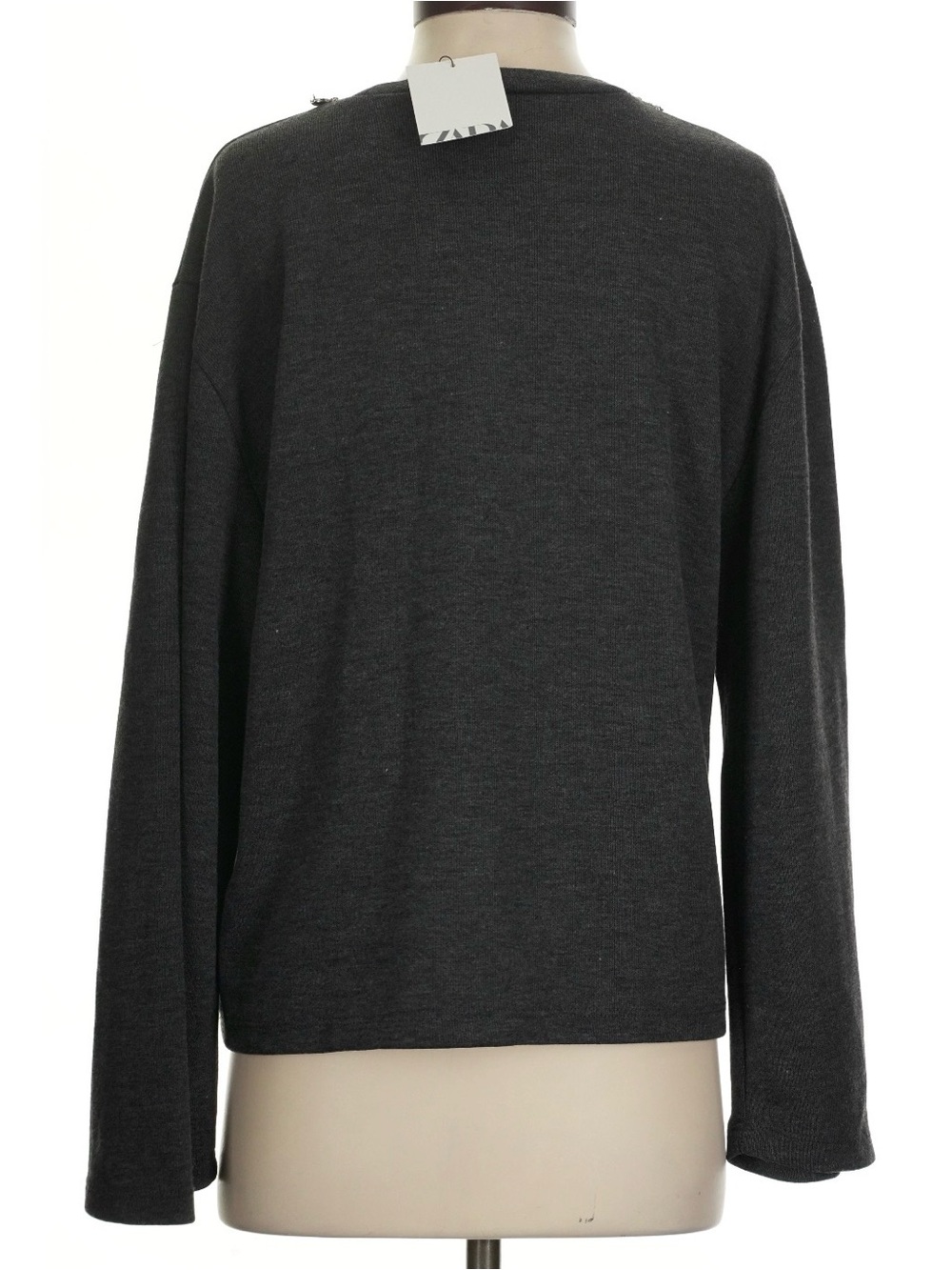 Zara embellished collared sweater small NWT - Picture 3 of 5